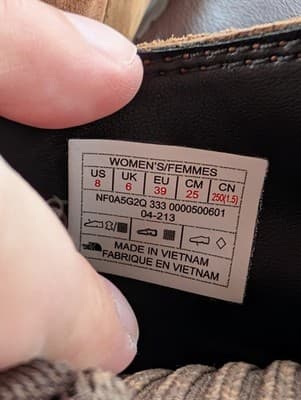 The North Face Ballard III Lace | Waterproof Brown Suede Boots Women | Size 8 - Thumbnail 8