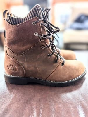 The North Face Ballard III Lace | Waterproof Brown Suede Boots Women | Size 8 - Thumbnail 2
