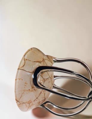 STUNNING Vintage Murano Art Glass Compote | Mid-Century Modern Venetian Goblet - Thumbnail 4