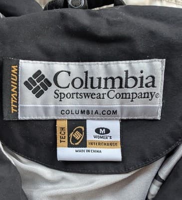 Columbia Titanium Interchange Omni-Tech Hooded Waterproof Ski Shell Med NWOT - Thumbnail 4