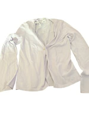 PINK Victoria's Secret Light Purple Button V-Neck Long Sleeve Cardigan Sweater M - Thumbnail 3