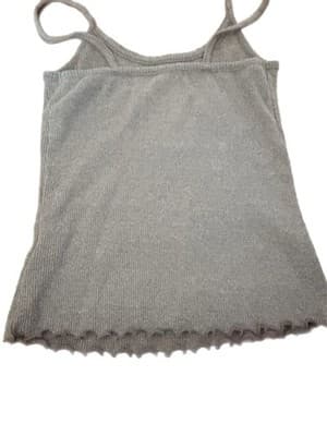 So Women's Gray Ribbed One Piece Camisole Regular Size S - Thumbnail 3