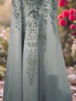 S Satin A-Line Cap Sleeve Wedding Dress White Size 10 Scoop Neck Train - Thumbnail 8