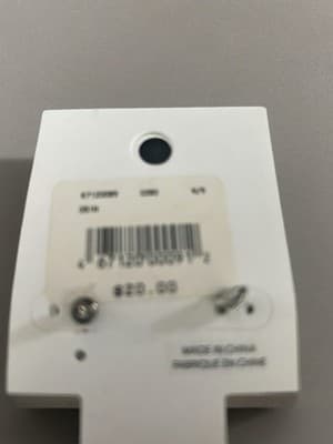 David's Bridal Pearl Necklace & Earrings Set Gold Tone Round White Wedding - Thumbnail 3