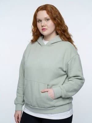 Sunbs Women's Light Green Jogger Pants M Elastic Waist Drawstring Tapered - Thumbnail 2