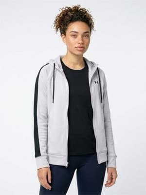 Under Armour Lavender HeatGear Hoodie & Sweatshirt Women's XS S Full Zip - Thumbnail 2