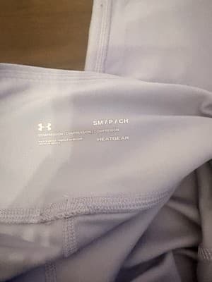 Under Armour Lavender HeatGear Hoodie & Sweatshirt Women's XS S Full Zip - Thumbnail 7