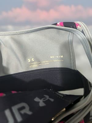 Under Armour Women's Activewear Set Tank Top Sports Bra Compression Leggings M - Thumbnail 4