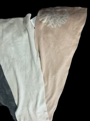 Timberland Beige Knit Scarf, Hat & Gloves Set with Logo for Women - Thumbnail 3