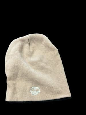Timberland Beige Knit Scarf, Hat & Gloves Set with Logo for Women - Thumbnail 4