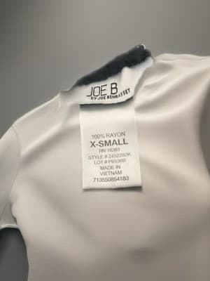 Joe B by Joe Benbasset Black Rayon Athletic Shorts XS Bow Drawstring Lightweight - Thumbnail 4