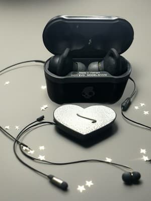 Skullcandy Indy XT Evo True Wireless Bluetooth Earbuds Black w/ Charging Case - Thumbnail 2