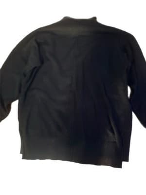 Black Knit Pants for Women and Sweater Regular Size S - Thumbnail 6