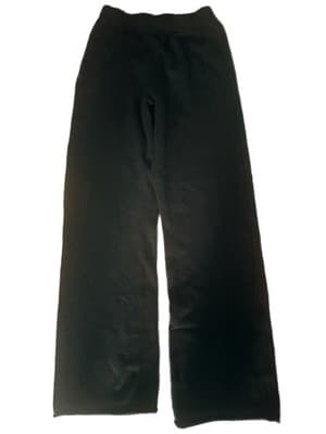 Black Knit Pants for Women and Sweater Regular Size S - Thumbnail 8
