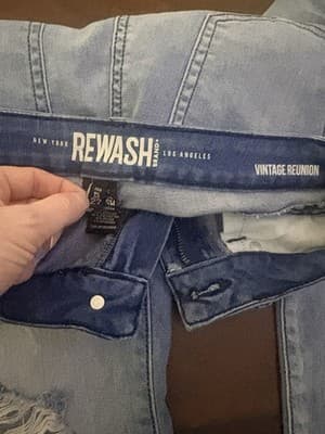 rewash high rise vintage reunion jeans - Thumbnail 4