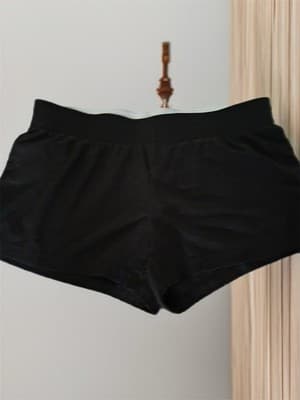 No Boundaries Girls Sweat Shorts Black XS (11) Elastic Waist Stretch - Thumbnail 2