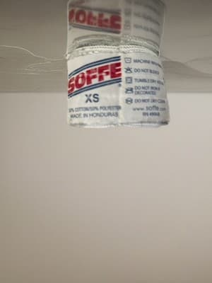 Soffe Juniors XS Sweat Shorts Turquoise Gray Elastic Waist Cotton Blend - Thumbnail 4