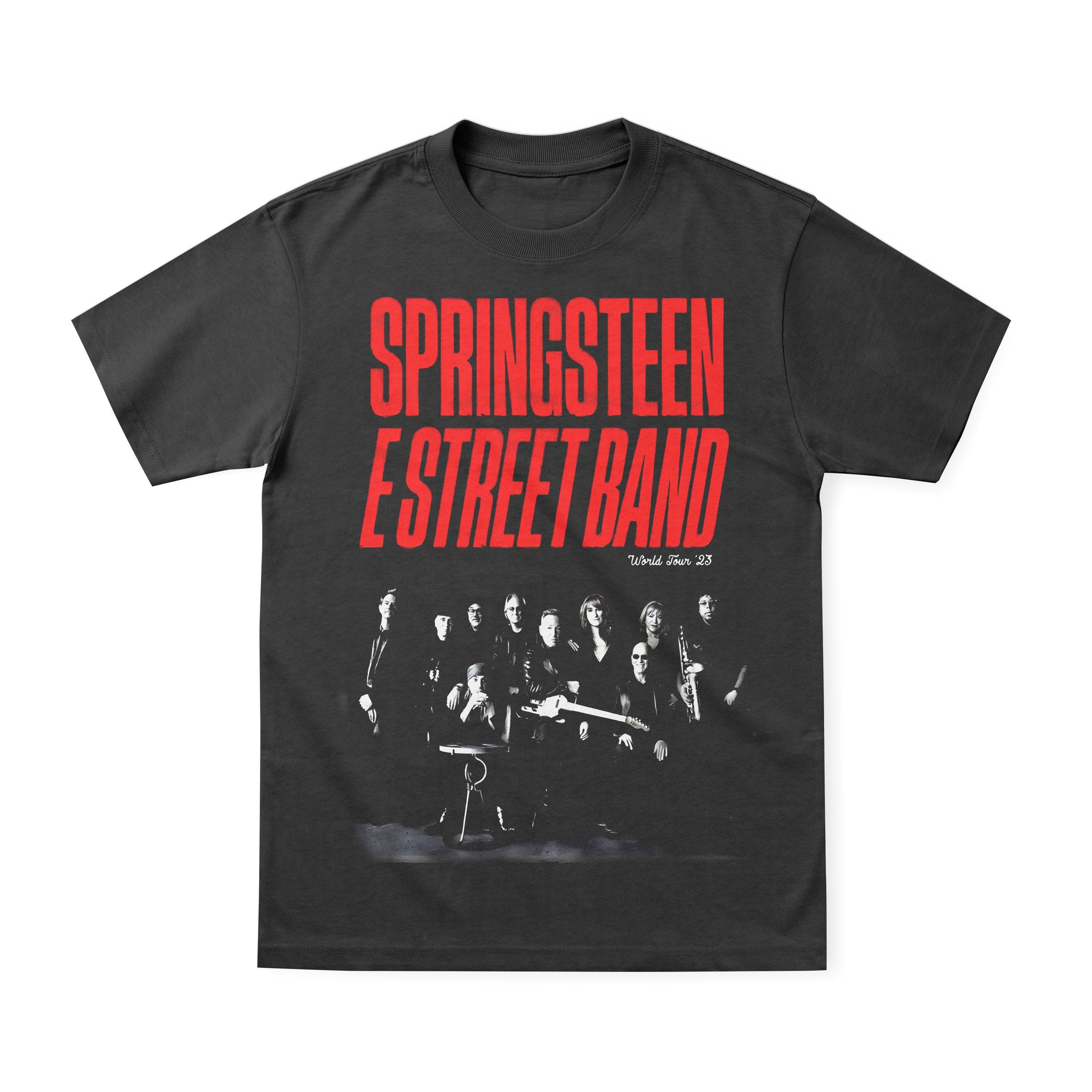 Bruce Springsteen "Tour '23 Band Photo" | Premium Heavyweight Shirt - Image 1