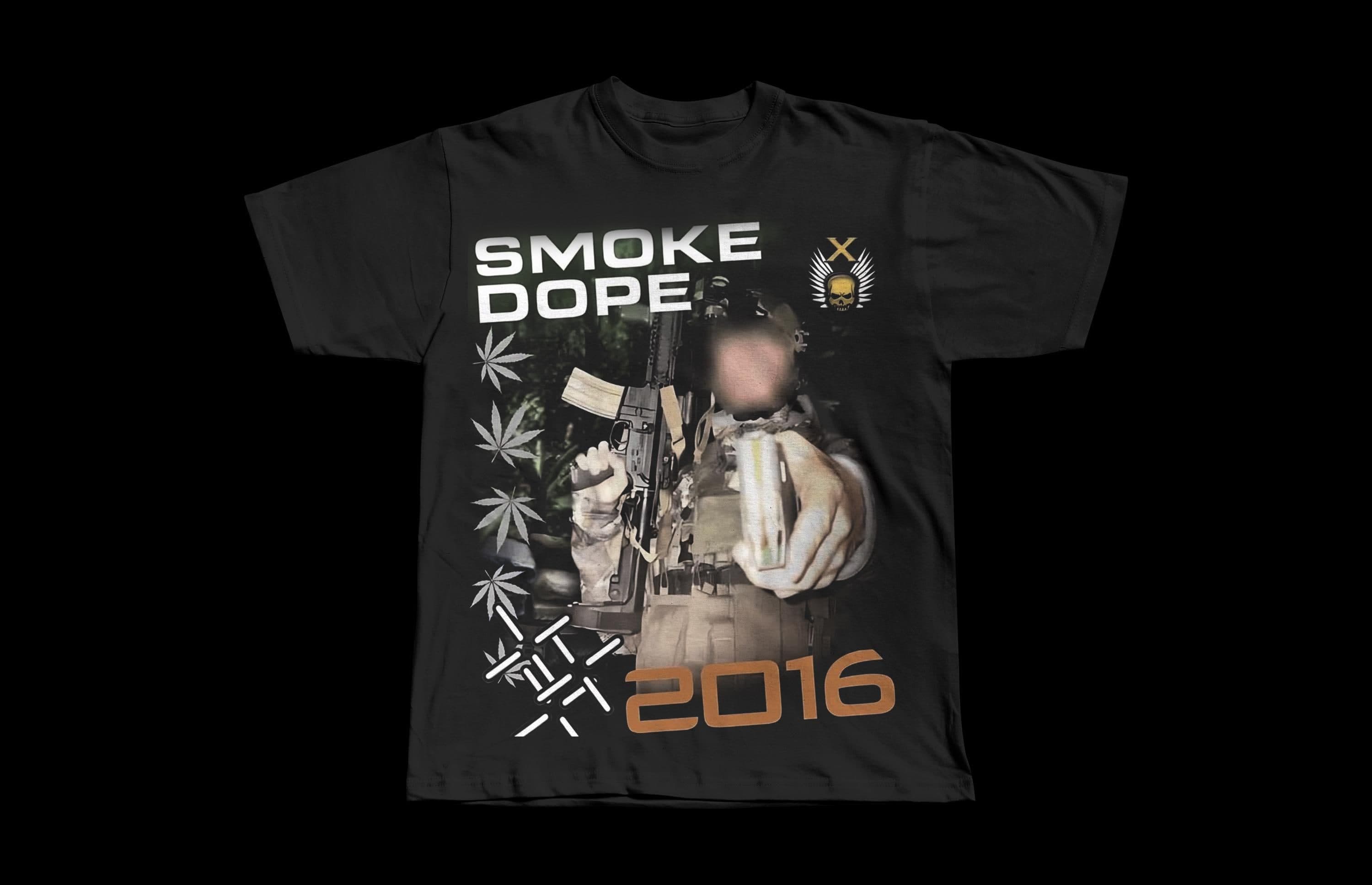 Smokedope2016 Cod Tee | Premium Heavyweight - Image 1
