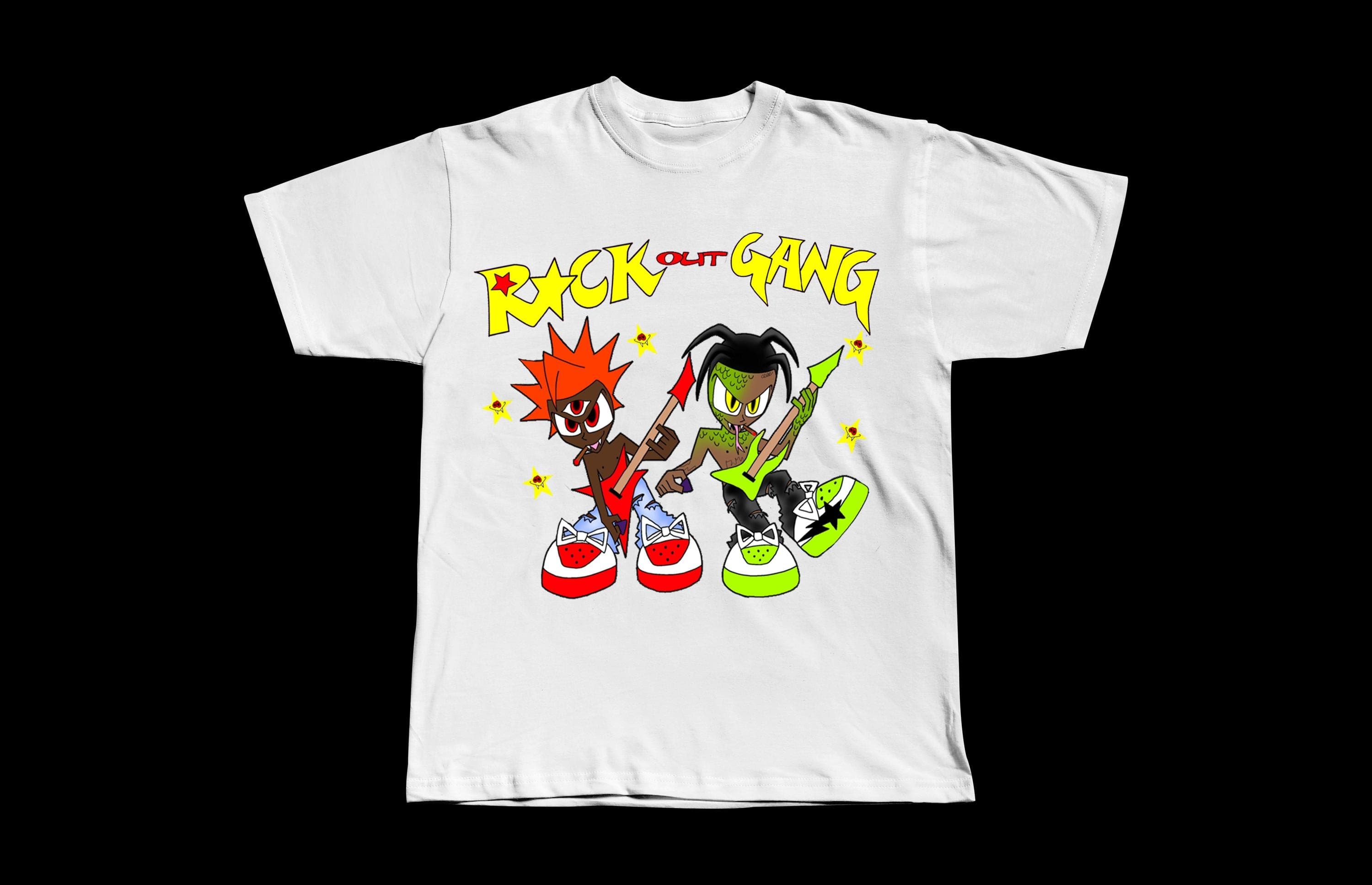 Reptilian Club Boyz RCB Rockout Gang | Premium Heavyweight Tee - Image 1
