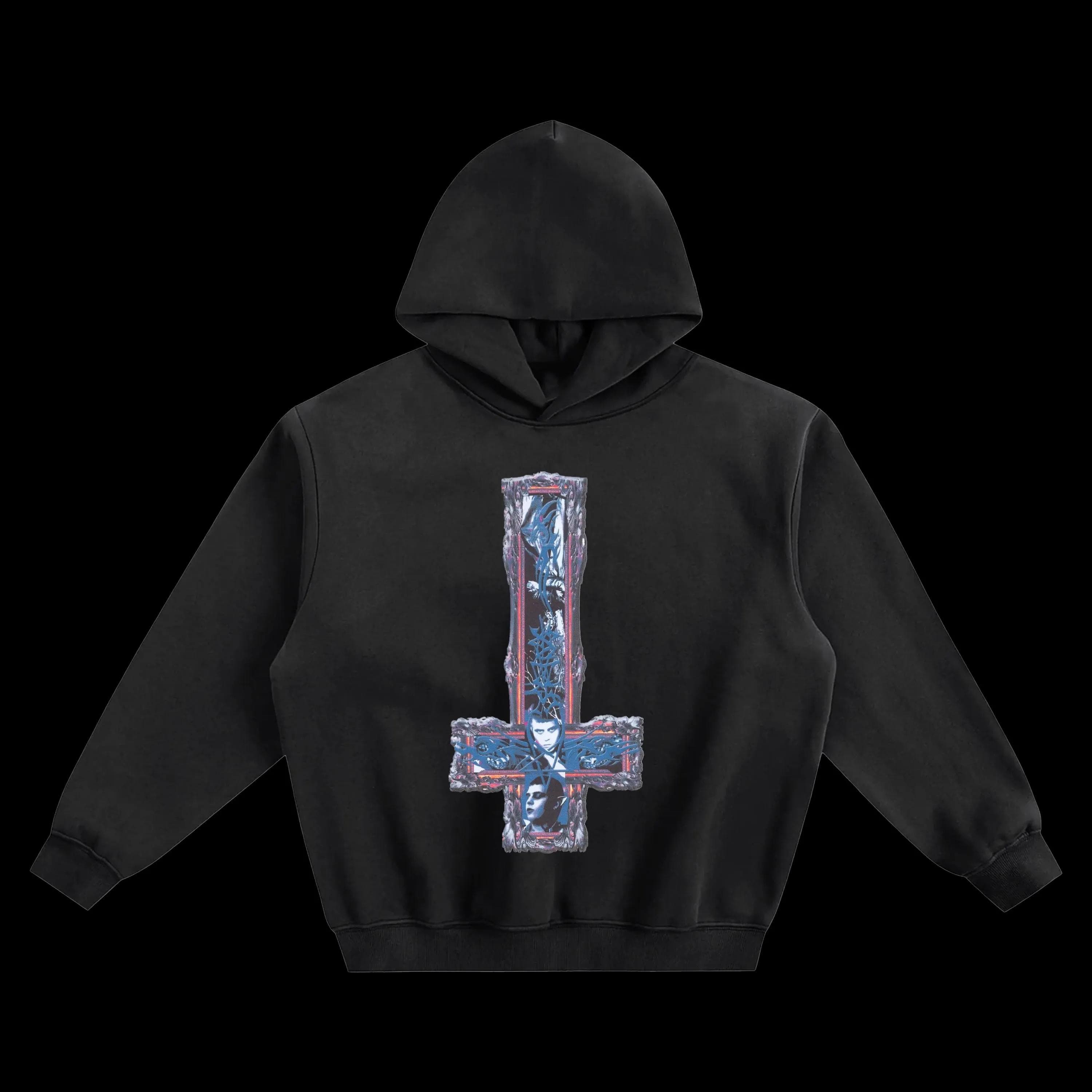 Yung Lean “Vampire” Inspired | Fleeced Boxy Hoodie - Image 1