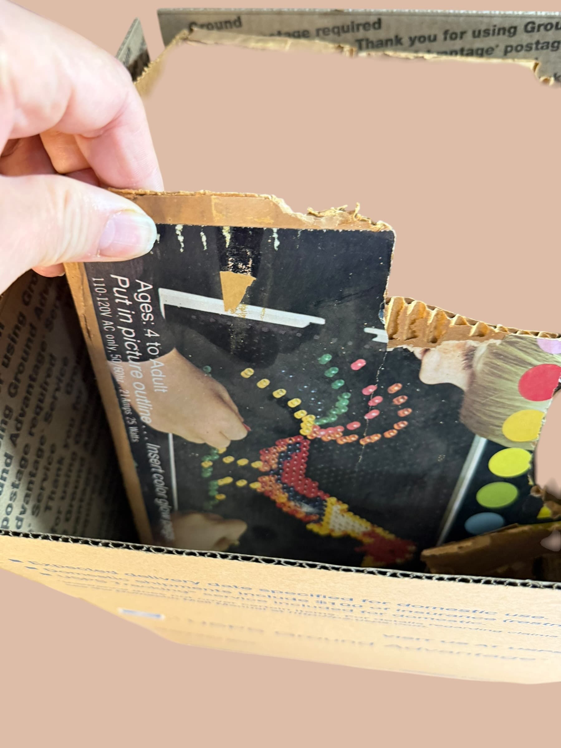 Vintage Hasbro Lite-Brite Light Box Unit Original Box 1960s 1970s No Pegs - Thumbnail 9