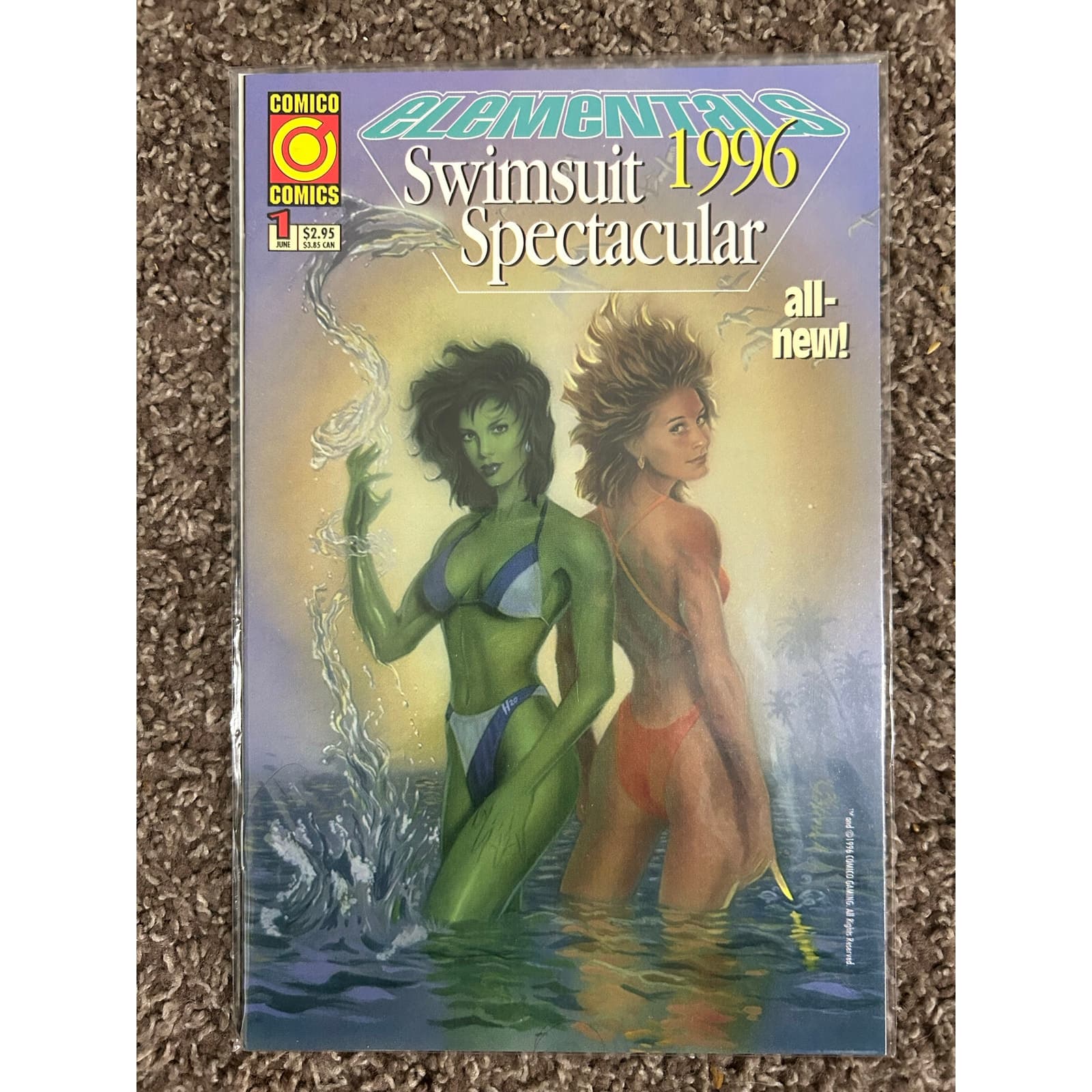 Elementals Sexy Lingerie, Sex, & 1996 Swimsuit Spectacular Lot of 3 (1993-97) - Thumbnail 4