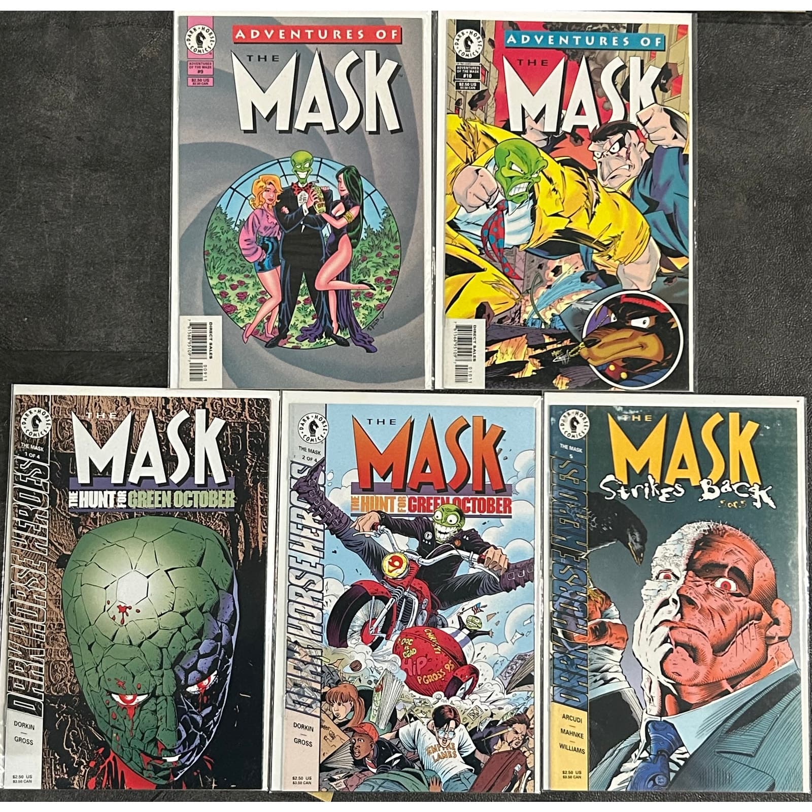 Adventures of The Mask, The Hunt for Green October & The Mask Strikes Back Lot 5 - Image 1