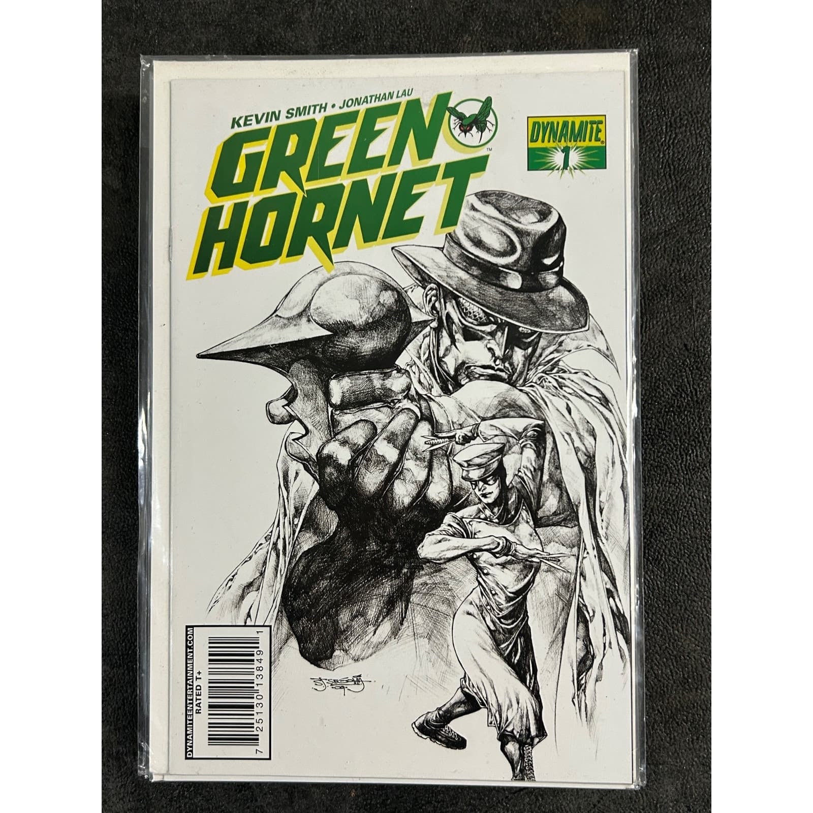 Green Hornet #1D (2010 Dynamite) Limited 1 For 25 Sketch Cover Stephen Segovia - Image 1