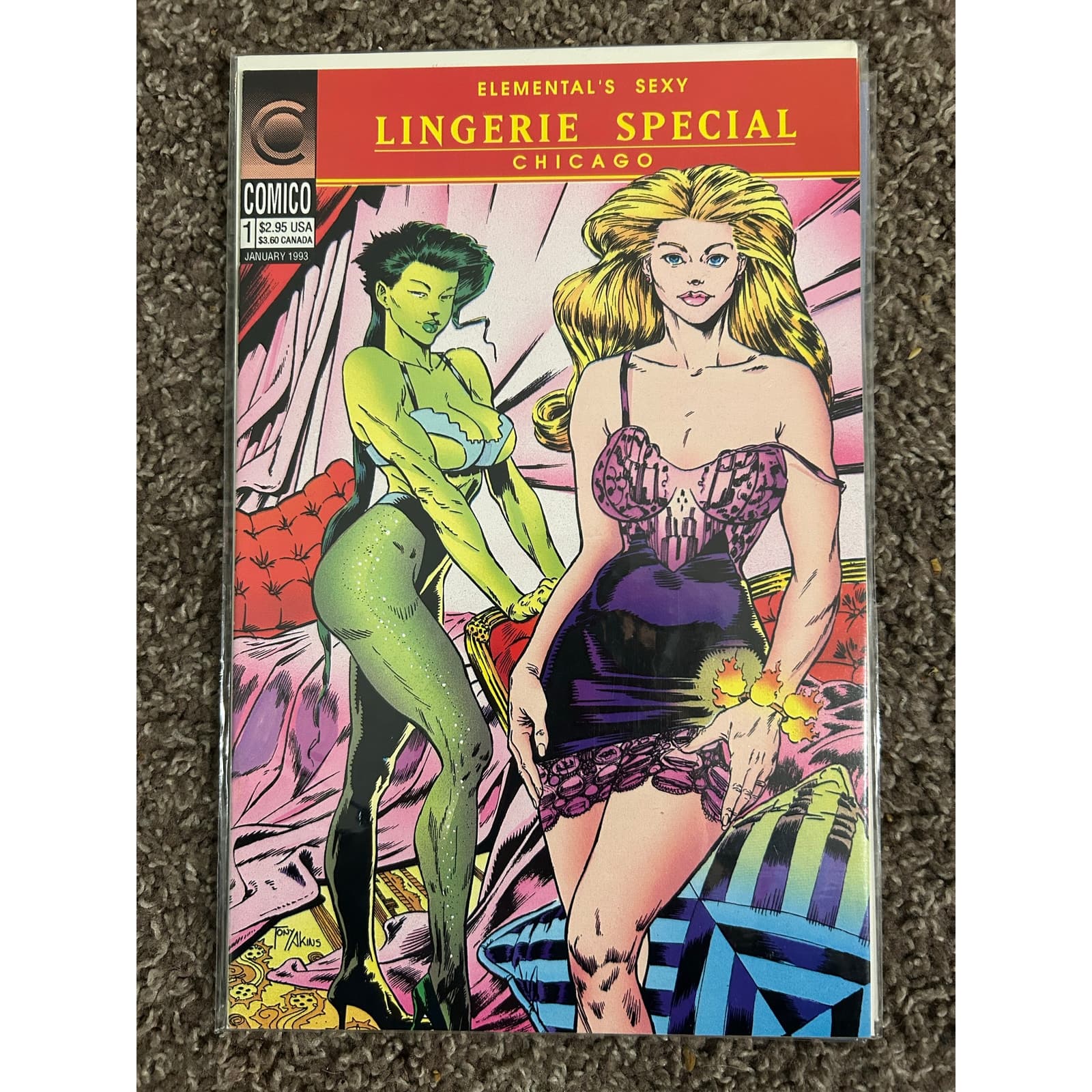 Elementals Sexy Lingerie, Sex, & 1996 Swimsuit Spectacular Lot of 3 (1993-97) - Thumbnail 2