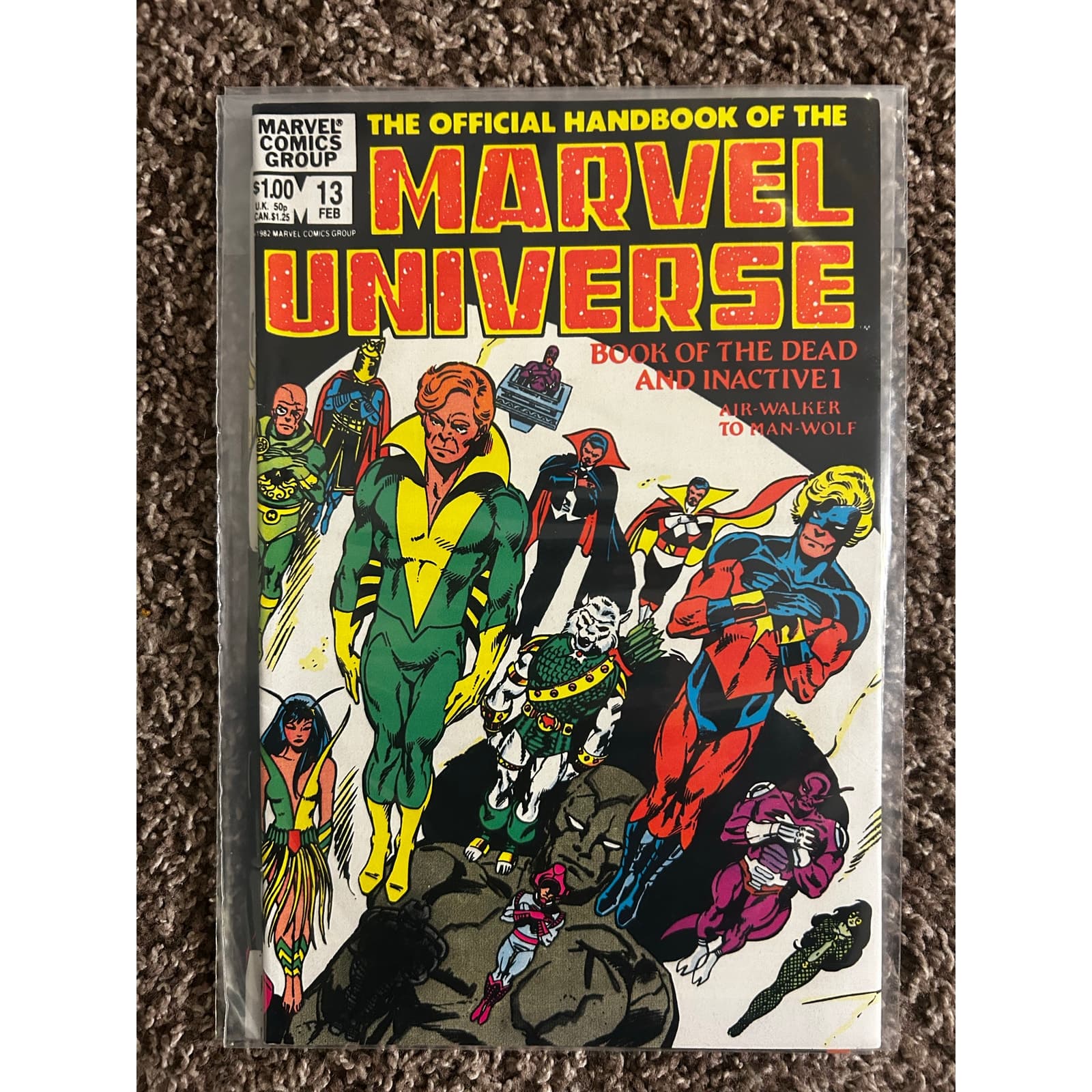 Official Handbook To The Marvel Universe #10,11,12,13,14 (1983 Marvel) Lot of 5 - Thumbnail 8