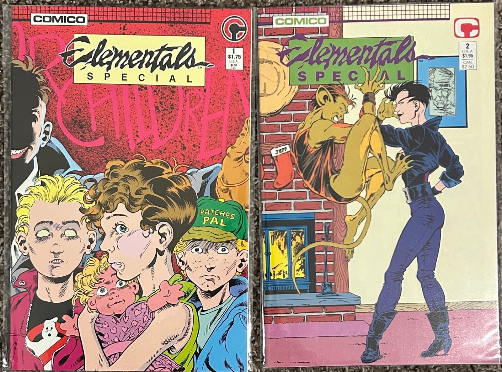 Elementals Special #1 & 2 (1988 Comico) Complete Set - Image 1