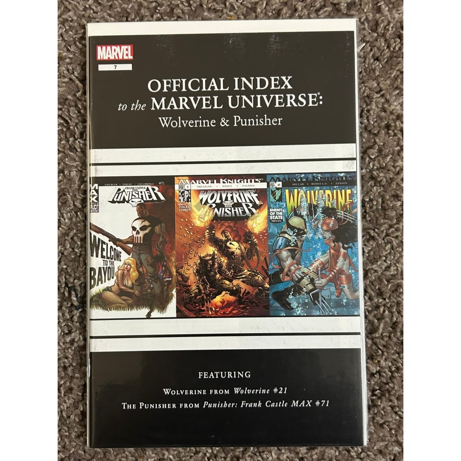 Official Index to the Marvel Universe Wolverine, Punisher & Ghost Rider Lot of 5 - Thumbnail 4