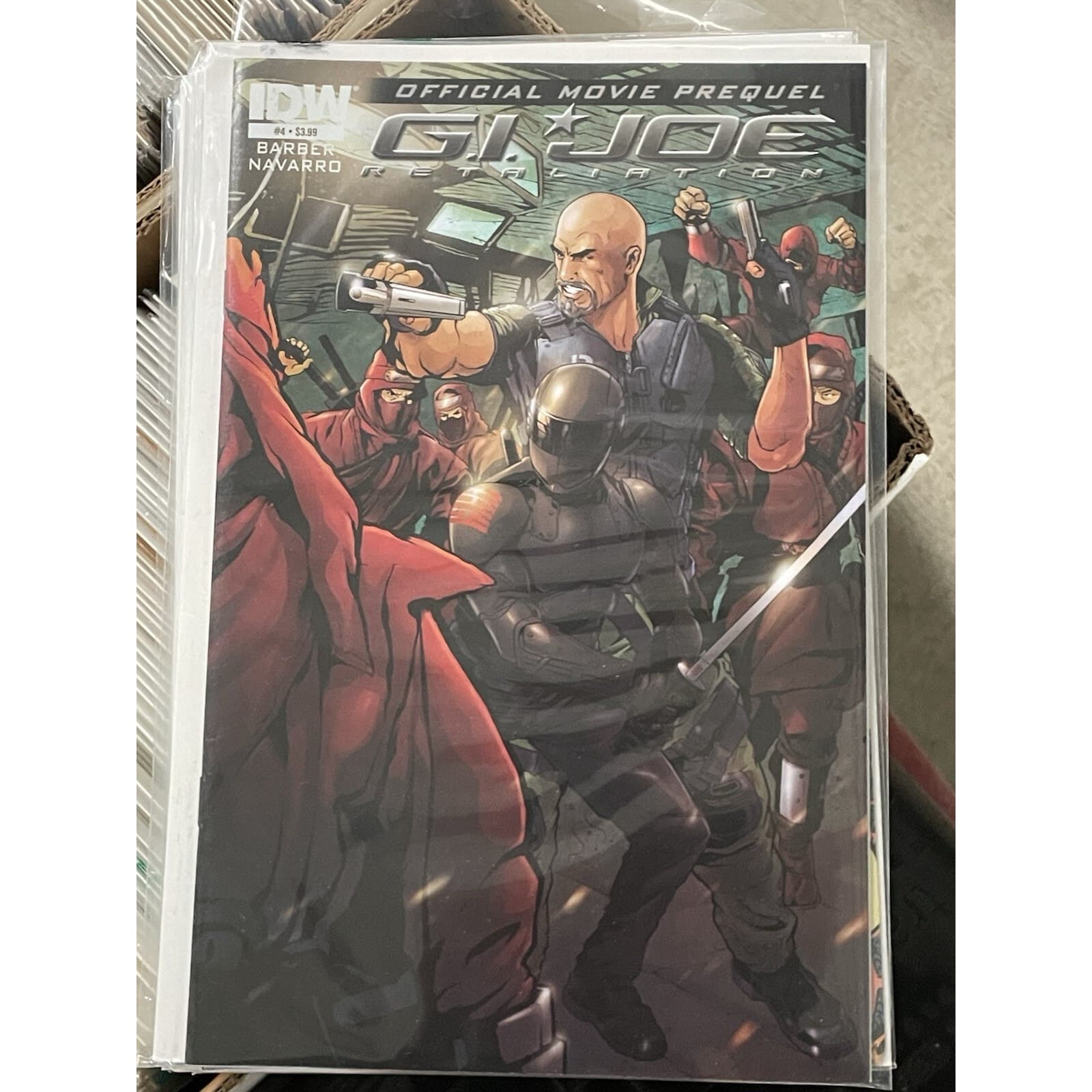 G.I. JOE RETALIATION #1 - 4 OFFICIAL MOVIE PREQUEL SNAKE EYES (2012 IDW) - Thumbnail 5