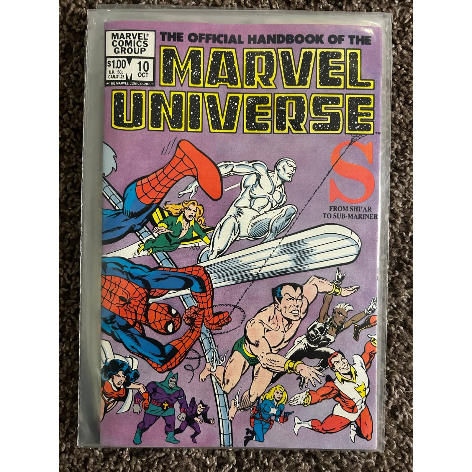 Official Handbook To The Marvel Universe #10,11,12,13,14 (1983 Marvel) Lot of 5 - Thumbnail 2