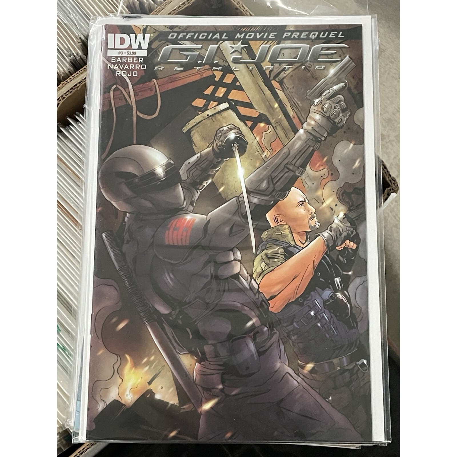 G.I. JOE RETALIATION #1 - 4 OFFICIAL MOVIE PREQUEL SNAKE EYES (2012 IDW) - Thumbnail 4