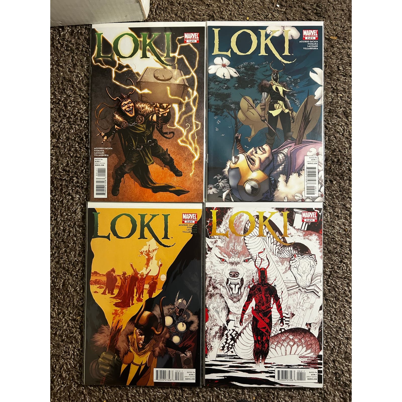 Loki Vol. 2 #1 - 4 (2010 Marvel) Complete Set Key Issue - Image 1