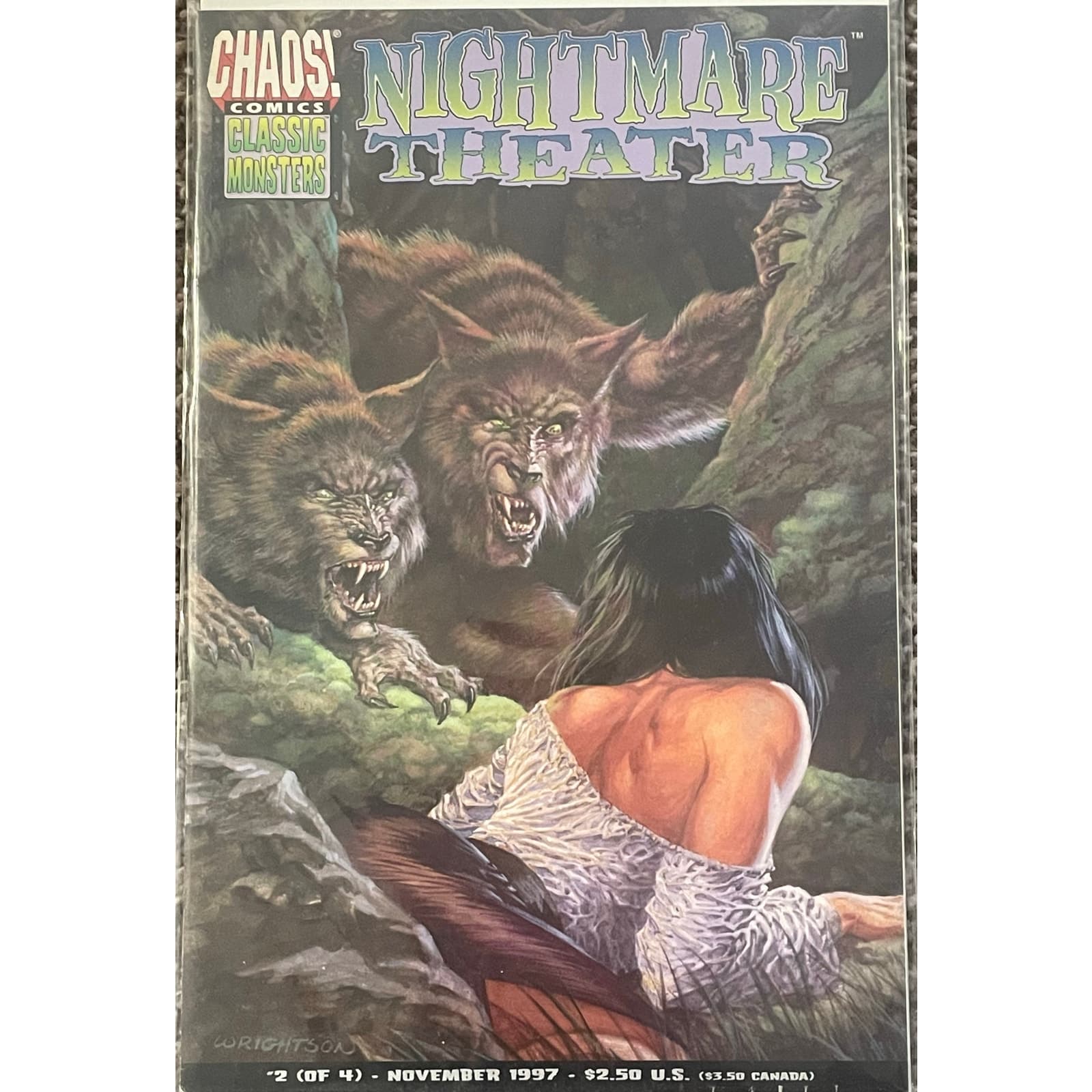 Nightmare Theater #2, 3, 4 (1997 Chaos! Comics) Lot of 3 - Thumbnail 2