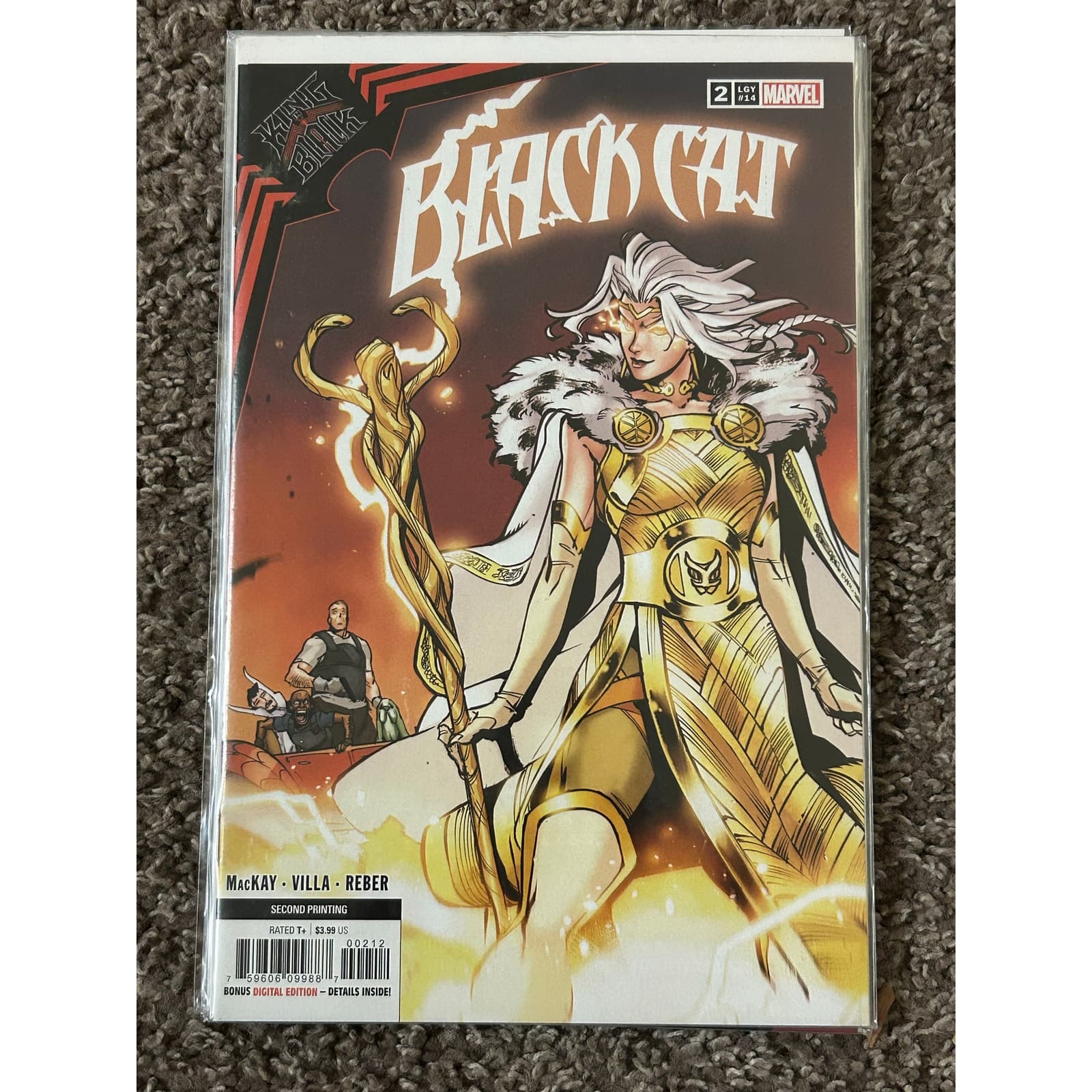 Black Cat Vol. 4 #1, 2 2nd Print, 2, 4, 10 (2021 Marvel) Lot of 5 King in Black - Thumbnail 3