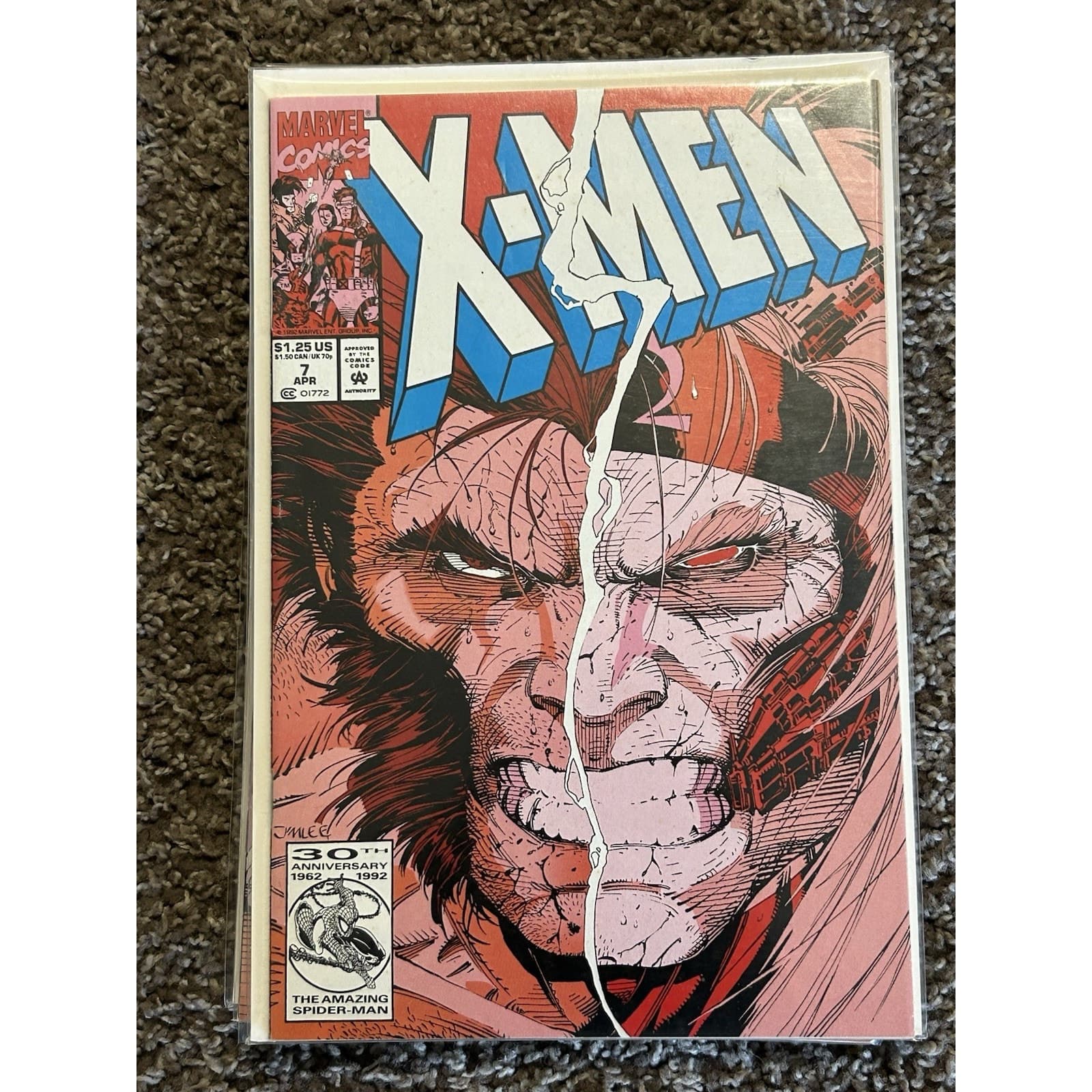 X-Men #1, 7, 12, 14, 18 (1992 Marvel) Lot Of 5, 2 KEYS Hazard 1st App - Thumbnail 3