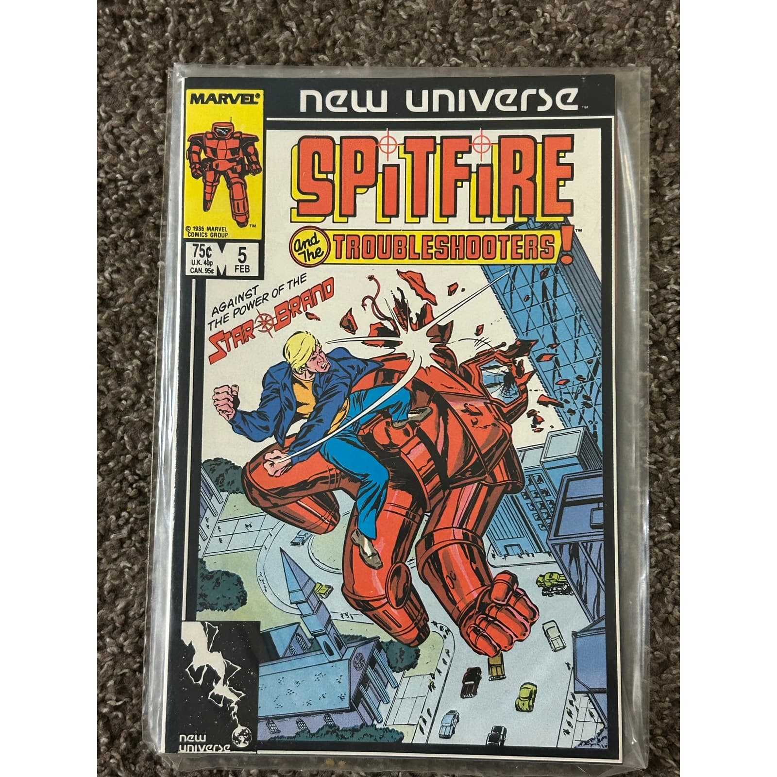 New Universe Spitfire & The Troubleshooters! #1 - 6 (1986 Marvel) Lot of 6 - Thumbnail 4
