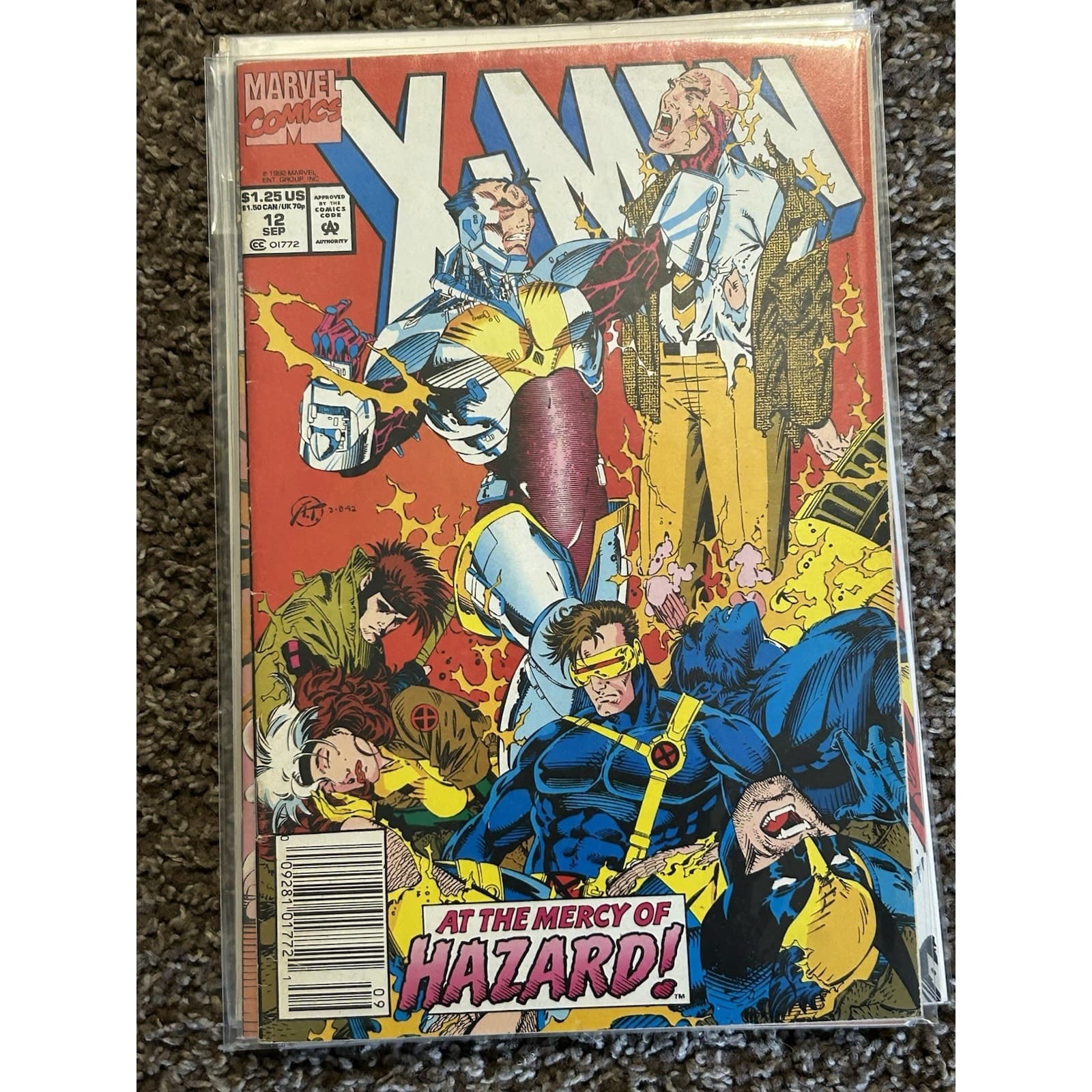 X-Men #1, 7, 12, 14, 18 (1992 Marvel) Lot Of 5, 2 KEYS Hazard 1st App - Thumbnail 4