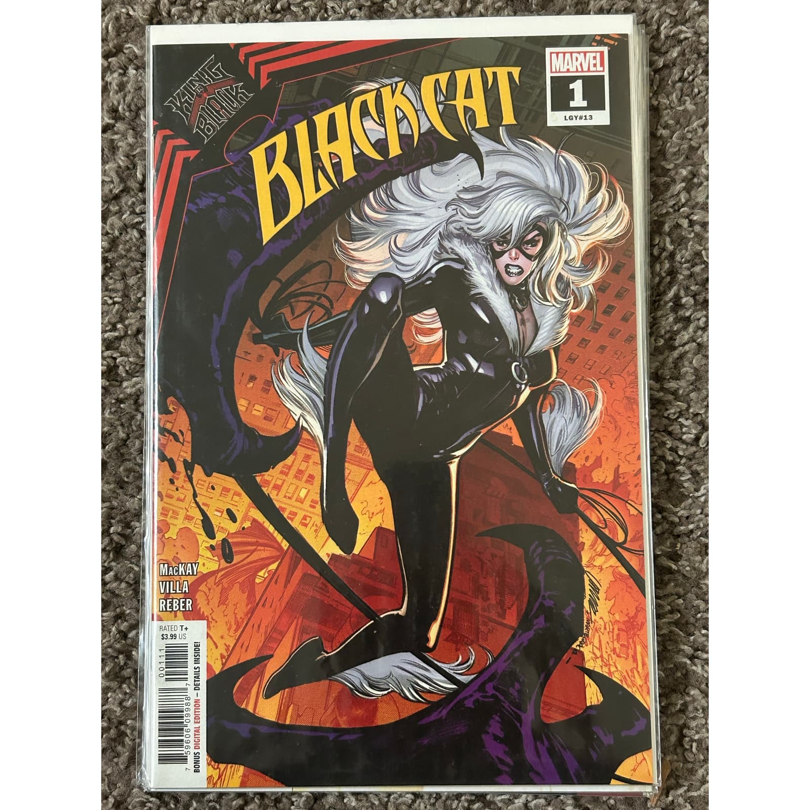 Black Cat Vol. 4 #1, 2 2nd Print, 2, 4, 10 (2021 Marvel) Lot of 5 King in Black - Thumbnail 2