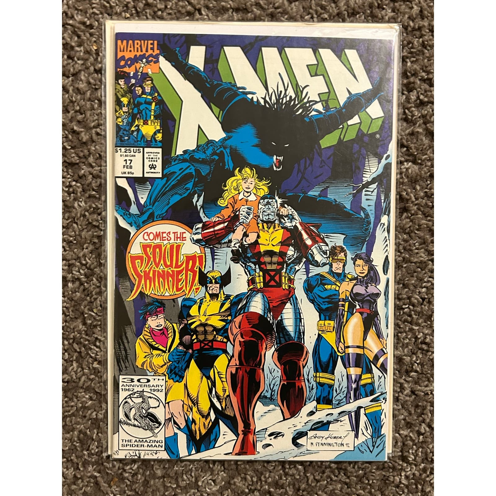 X-Men #12, 13, 14, 15, 17, 18 (1992 Marvel) Lot Of 6, 2 KEYS Hazard 1st App - Thumbnail 6