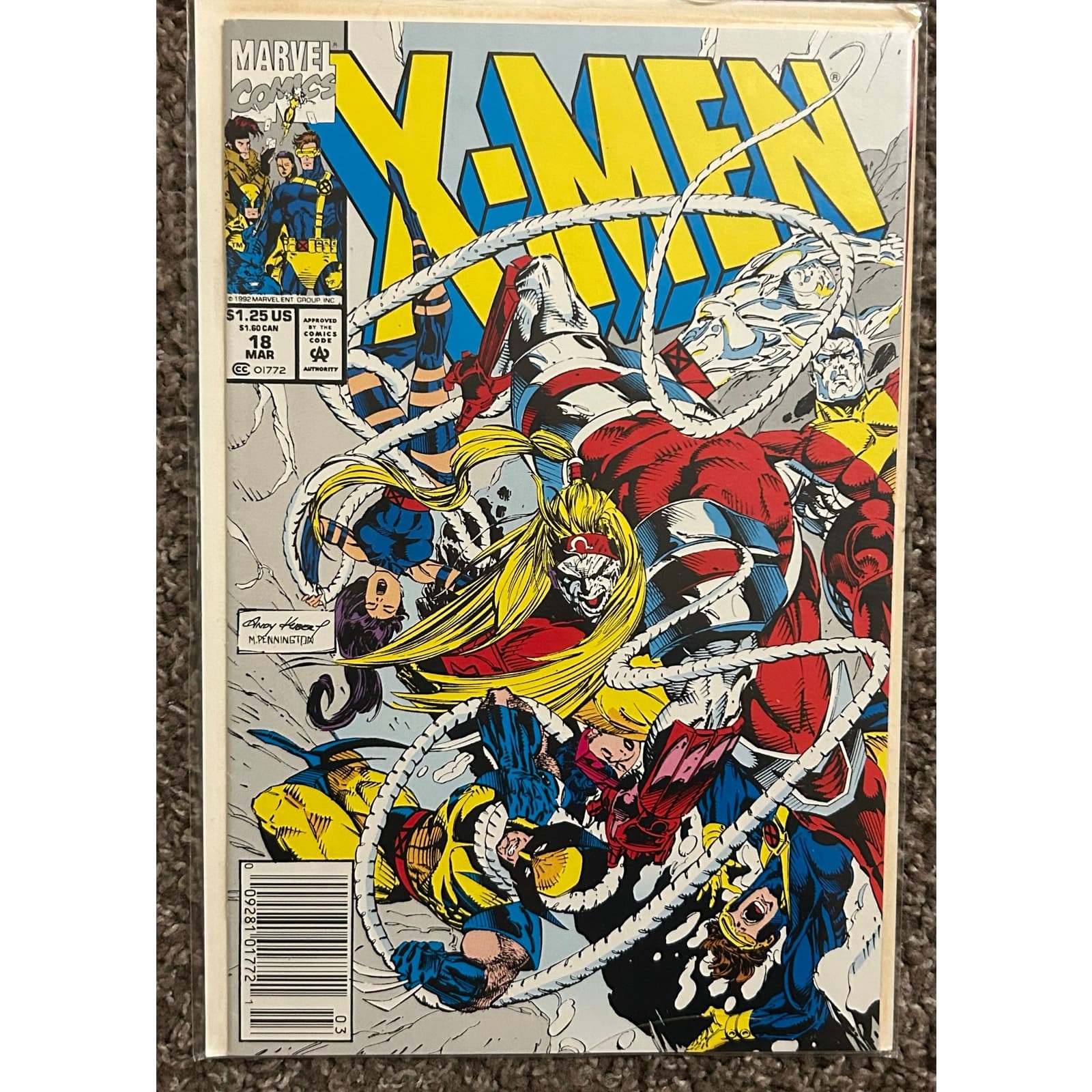 X-Men #12, 13, 14, 15, 17, 18 (1992 Marvel) Lot Of 6, 2 KEYS Hazard 1st App - Thumbnail 7