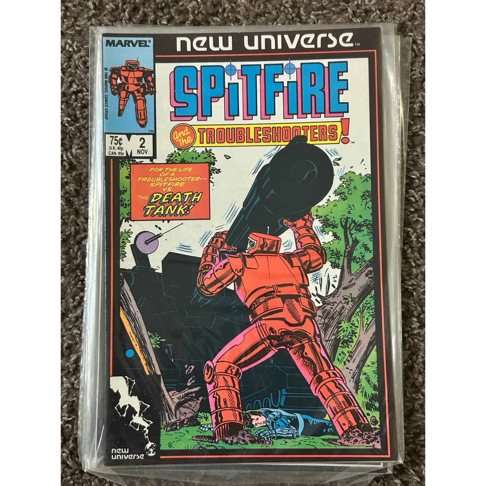 New Universe Spitfire & The Troubleshooters! #1 - 6 (1986 Marvel) Lot of 6 - Thumbnail 6