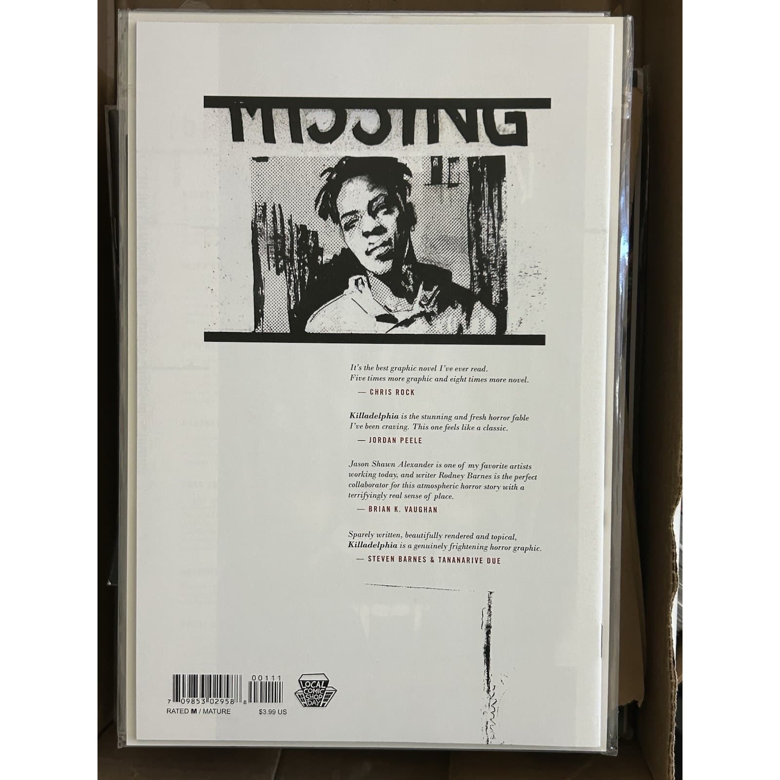 KILLADEPHIA #1 (2019 Image) LCSD LOCAL COMIC SHOP DAY VARIANT COVER - Thumbnail 2