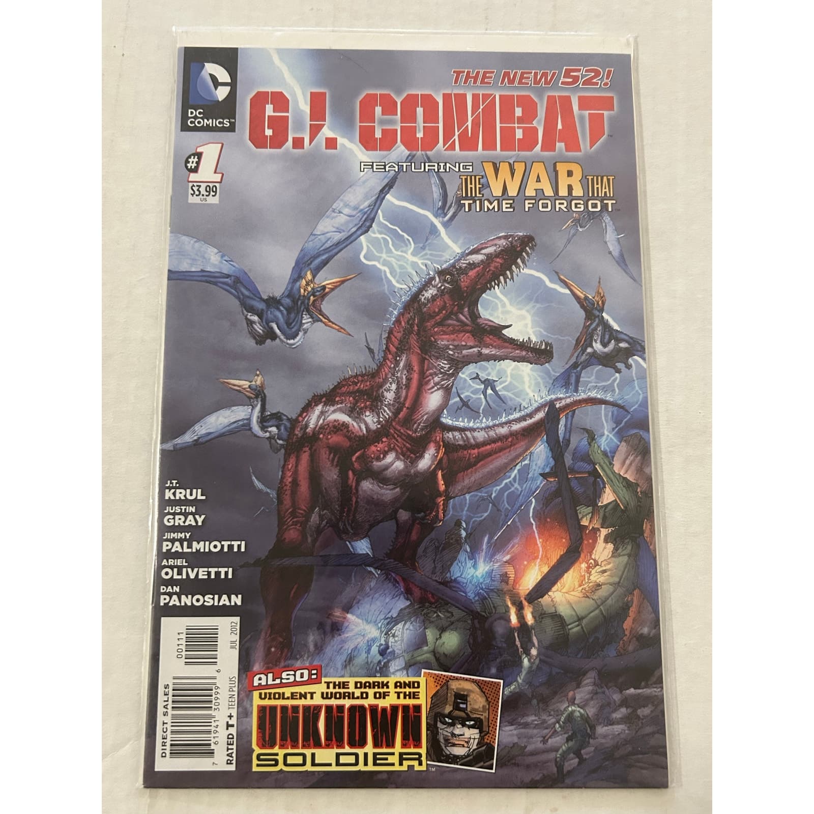 G.I. Combat 1st Series #207, 218, 2nd Series #1(1977-2012 DC) Lot of 3 - Thumbnail 3