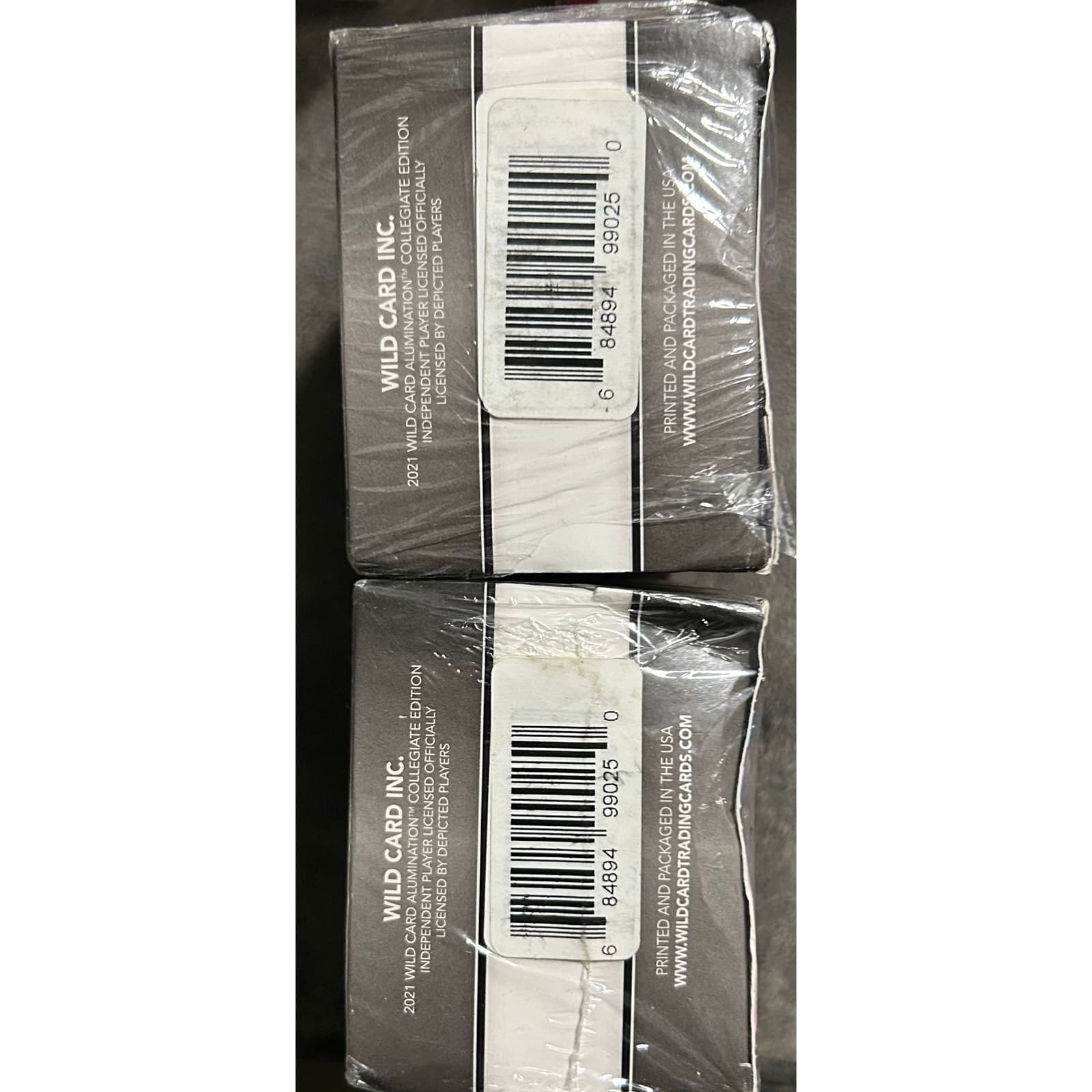 2021 Wild Card Alumination Football Hobby Boxes Lot of 2 - Thumbnail 4