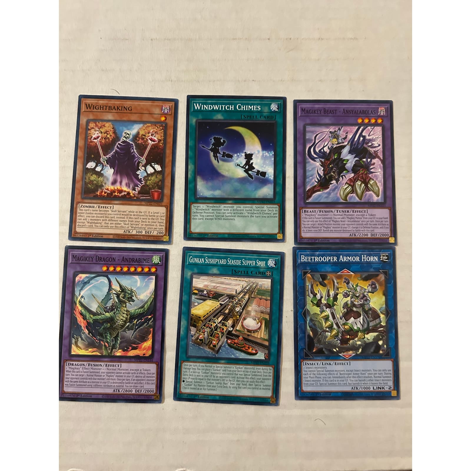 Lot of 5 2022 Tin of the Pharaoh's Gods 1st Edition Yugioh (MP22-EN) Common - Image 1